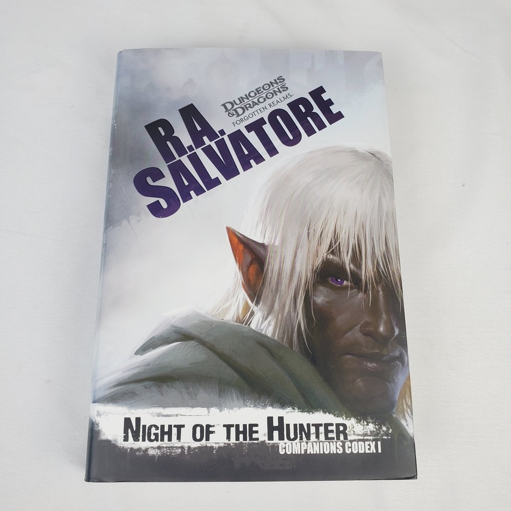 Night of the Hunter: Companions Codex I by R. A. Salvatore 1st Ed. 1st Print HC